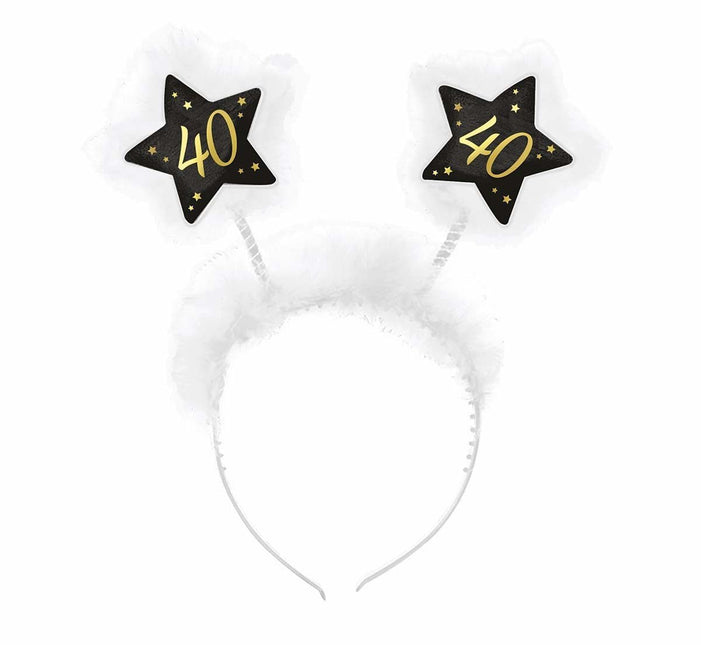 Haarband 40 Jaar Sterren van Fiestas Guirca koop je bij Partywinkel
