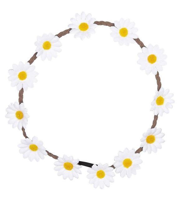 Haarband Bloemen Madeliefjes van Widmann koop je bij Partywinkel