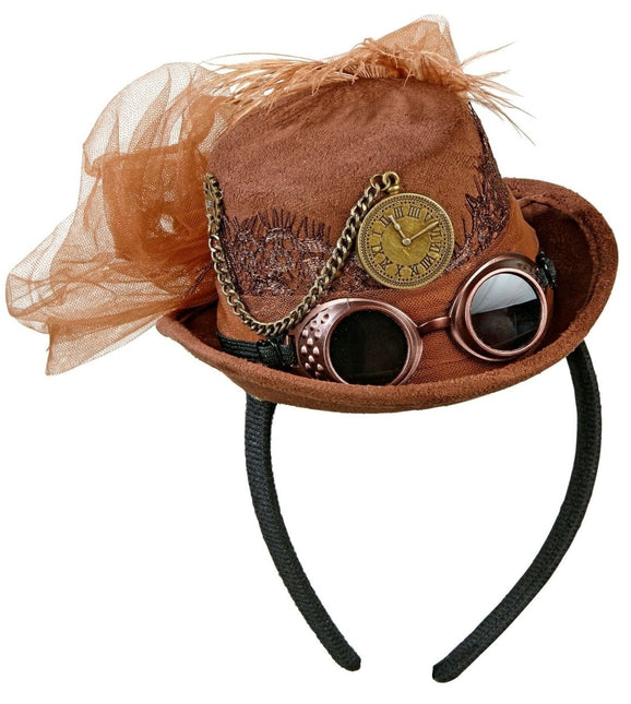 Haarband Hoed Steampunk van Widmann koop je bij Partywinkel