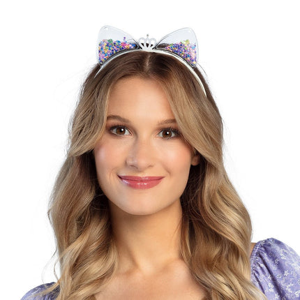 Haarband Kat Glitter van Boland koop je bij Partywinkel