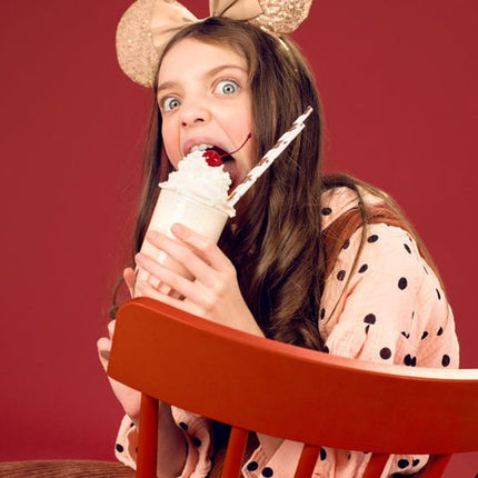 Haarband Muizen Oren Rose Goud 25cm van Partydeco koop je bij Partywinkel