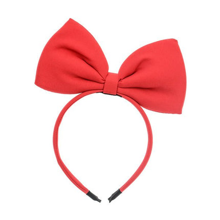Haarband Rode Strik 21cm van Partydeco koop je bij Partywinkel