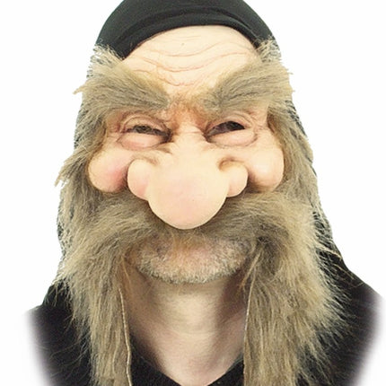 Halfgelaatsmasker Gnom, bruin van Orlob koop je bij Partywinkel