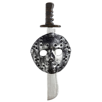Halloween Accessoireset Masker En Machette 2 delig van Widmann koop je bij Partywinkel