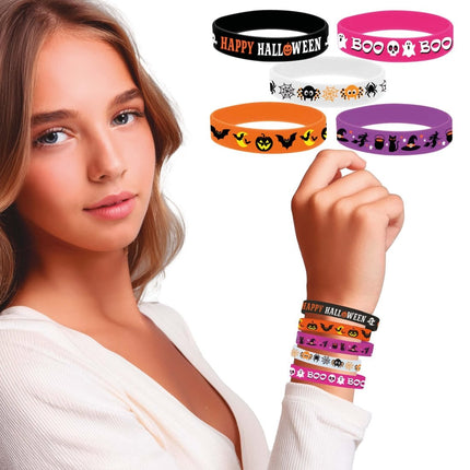 Halloween Armband 5st van Fiestas Guirca koop je bij Partywinkel