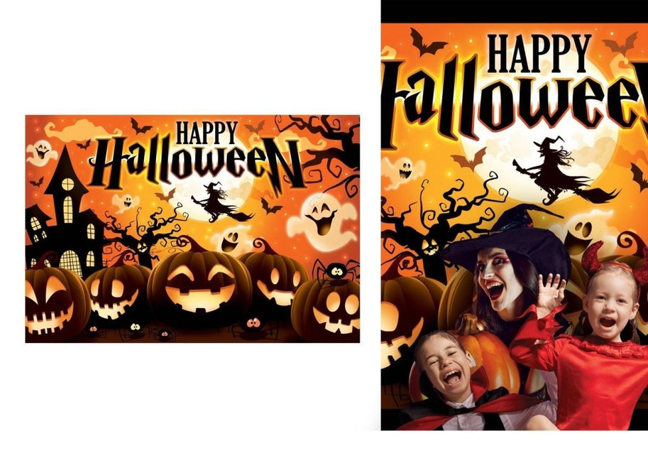 Halloween Backdrop 2,2m - Partywinkel - 8434077268711