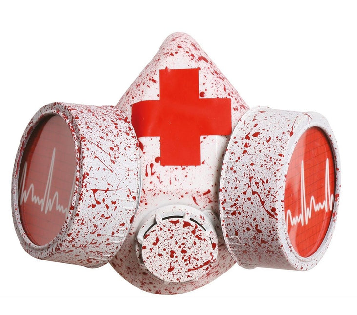 Halloween Bloederig Gasmasker van Fiestas Guirca koop je bij Partywinkel