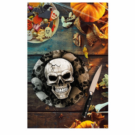 Halloween Borden Skelet 23cm van Fiestas Guirca koop je bij Partywinkel