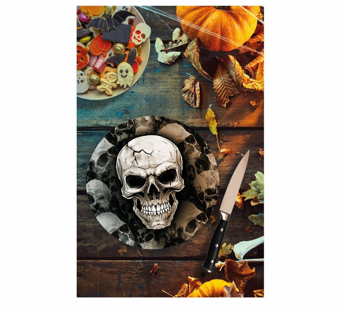 Halloween Borden Skelet 23cm van Fiestas Guirca koop je bij Partywinkel