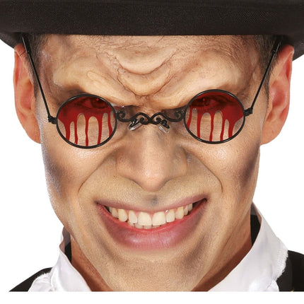 Halloween Bril Bloederige Glazen - Partywinkel - 8434077268377