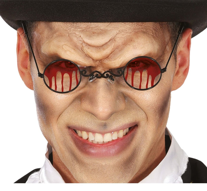 Halloween Bril Bloederige Glazen - Partywinkel - 8434077268377