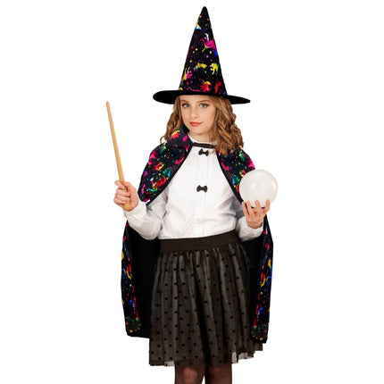 Halloween Cape Kind Tovenaar van Widmann koop je bij Partywinkel