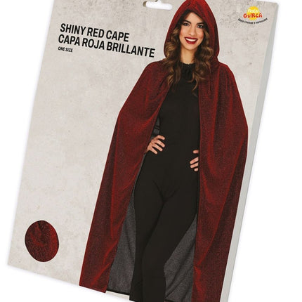 Halloween Cape Rood 1,10m - Partywinkel - 8434077190067
