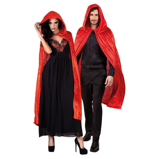 Halloween Cape Rood 1,7m van Boland koop je bij Partywinkel