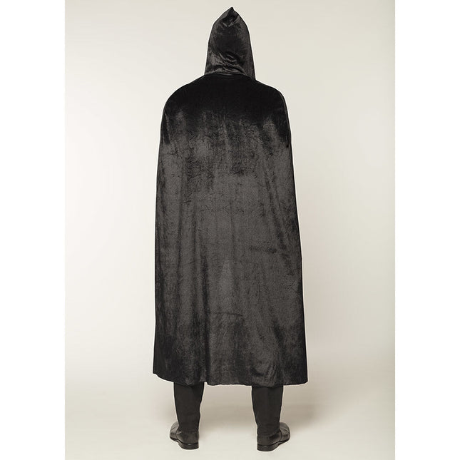 Halloween Cape Zwart 1,65m van Boland koop je bij Partywinkel