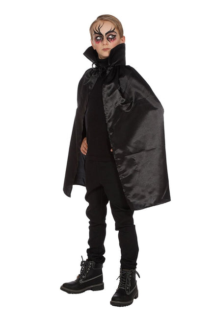 Halloween Cape Zwart Kind Dracula van Wilbers & Wilbers koop je bij Partywinkel