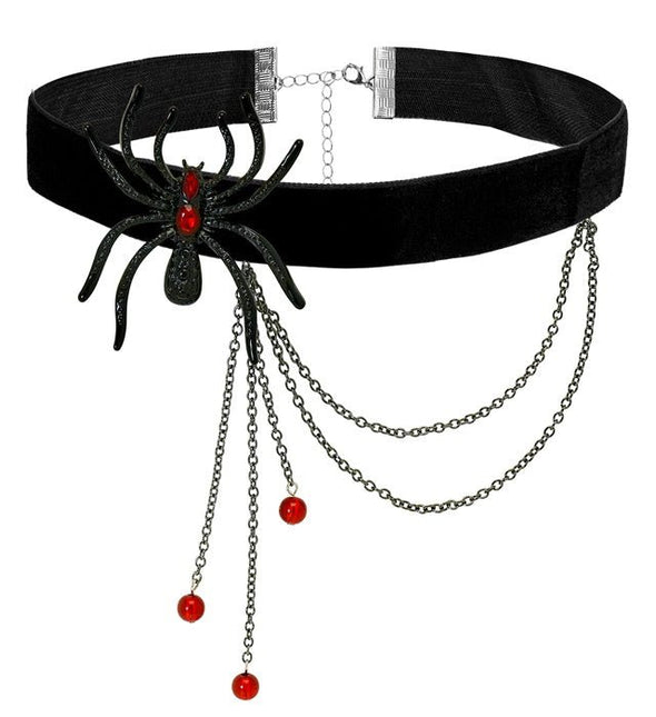 Halloween Choker Spin van Widmann koop je bij Partywinkel