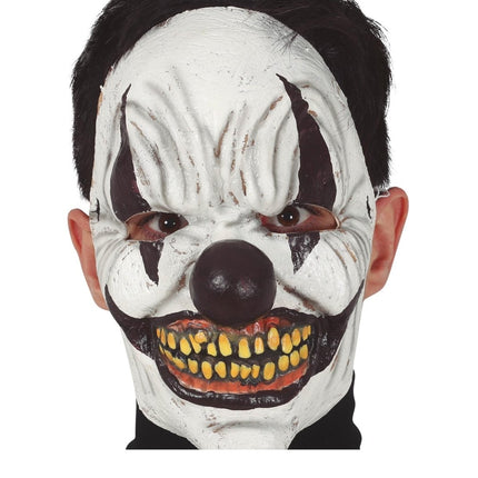 Halloween Clowns Masker Zwart van Fiestas Guirca koop je bij Partywinkel