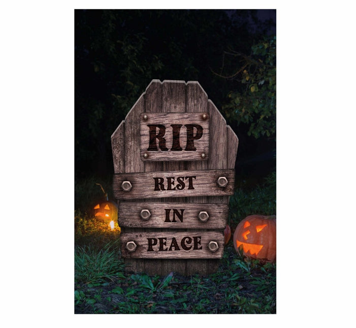 Halloween Decoratie Grafsteen Rip 56cm van Fiestas Guirca koop je bij Partywinkel