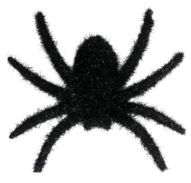 Halloween Decoratie Spinnen 6cm 6 delig - Partywinkel - 8434077190364