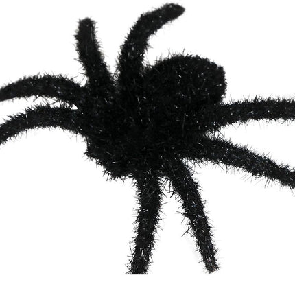 Halloween Decoratie Spinnen 6cm 6 delig - Partywinkel - 8434077190364