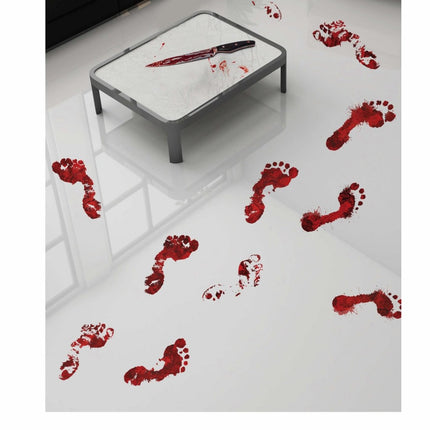 Halloween Decoratie Sticker Voetafdrukken van Fiestas Guirca koop je bij Partywinkel