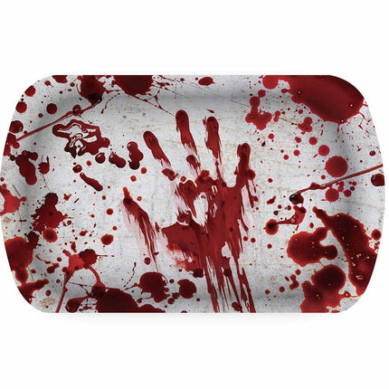 Halloween Dienblad Bloed 29cm van Fiestas Guirca koop je bij Partywinkel