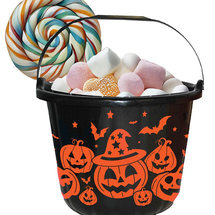 Halloween Emmer Pompoenen 18cm - Partywinkel - 8434077268322