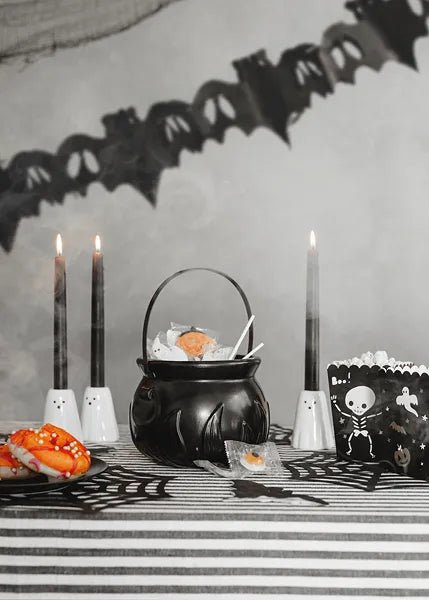 Halloween Emmer Zwart Ketel 18cm van Partydeco koop je bij Partywinkel