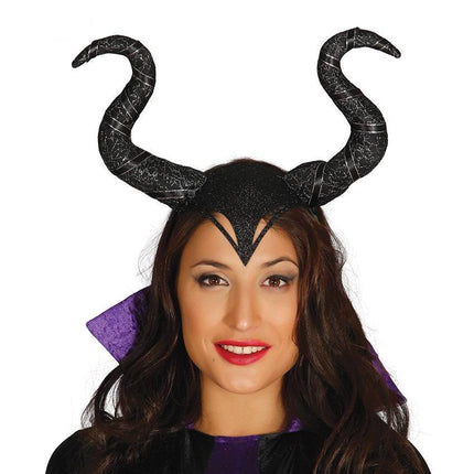 Halloween Haarband Maleficent - Partywinkel - 8434077199503