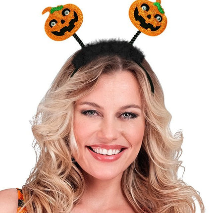 Halloween Haarband Pompoenen Oranje van Widmann koop je bij Partywinkel