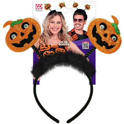 Halloween Haarband Pompoenen Oranje van Widmann koop je bij Partywinkel