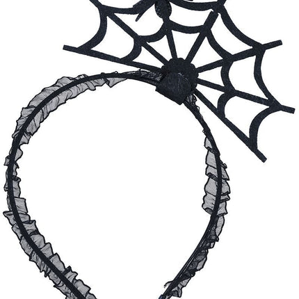 Halloween Haarband Spinnenweb van Fiestas Guirca koop je bij Partywinkel