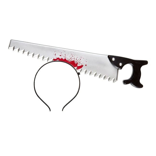 Halloween Haarband Zaag van Widmann koop je bij Partywinkel