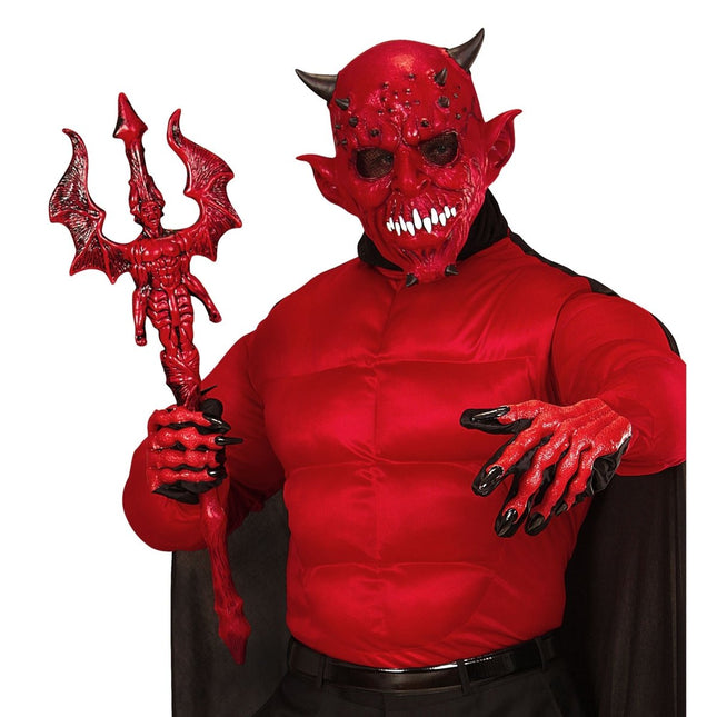 Halloween Handschoenen Duivel van Widmann koop je bij Partywinkel
