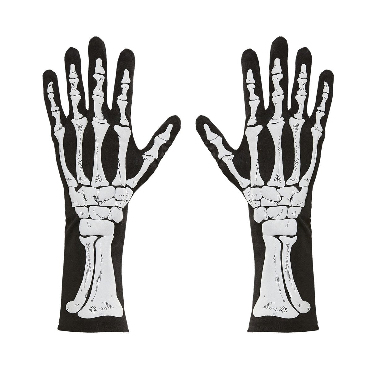 Halloween Handschuhe Skelett 35cm – Partywinkel