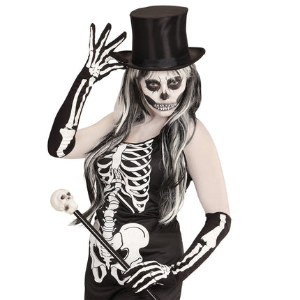 Halloween Handschoenen Skelet 50cm van Widmann koop je bij Partywinkel