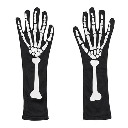 Halloween Handschoenen Skelet Glow In The Dark - Partywinkel - 5904555044524