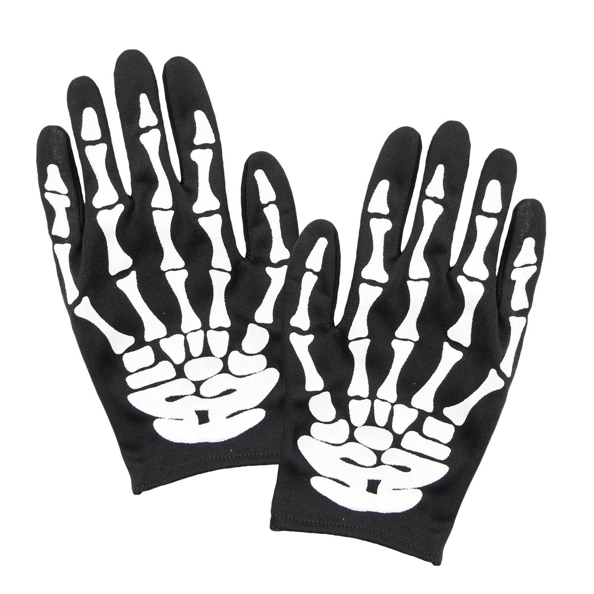 halloween skelett handschuhe Halloween Handschuhe Weiß Schwarz Skelett – Partywinkel