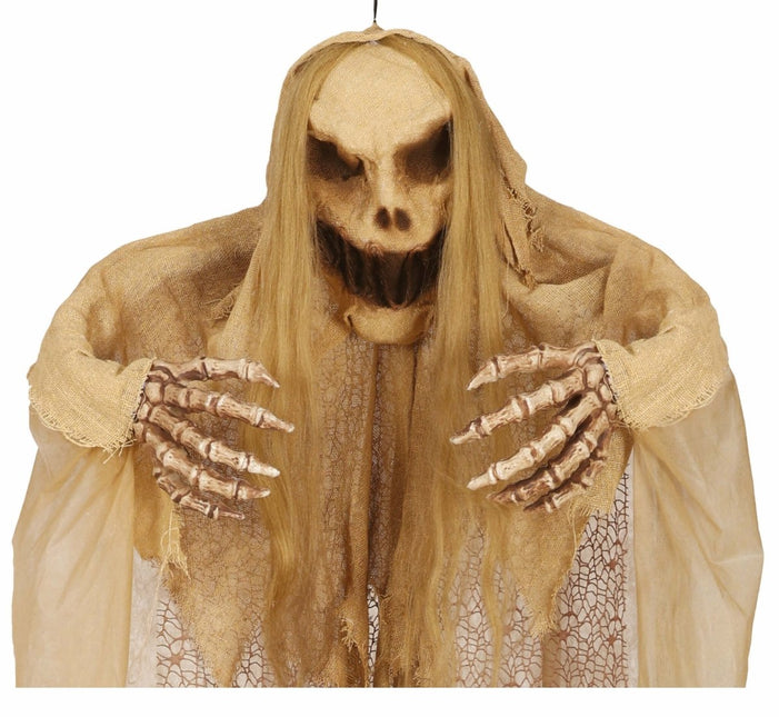 Halloween Hangdecoratie Geest Met Licht En Geluid 1,5m van Fiestas Guirca koop je bij Partywinkel