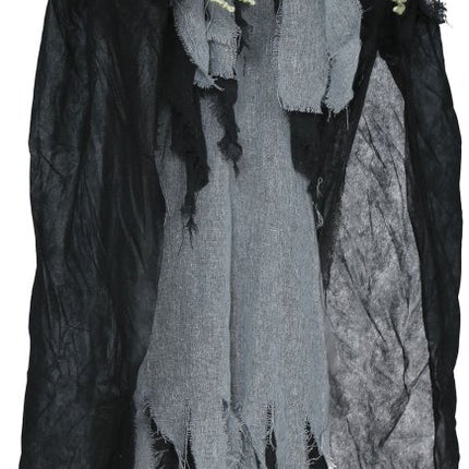Halloween Hangdecoratie Grijs Skelet 1,2m - Partywinkel - 8434077248966