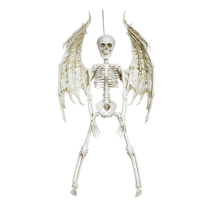 Halloween Hangdecoratie Skelet Met Vleugels 46cm - Partywinkel - 8434077248874