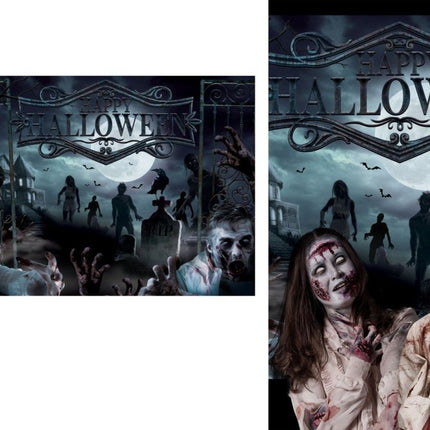 Halloween Hangdecoratie Zombies 1,5m - Partywinkel - 8434077268728