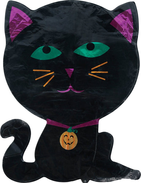 Halloween Helium Ballon Kat Leeg 60cm van Fiestas Guirca koop je bij Partywinkel