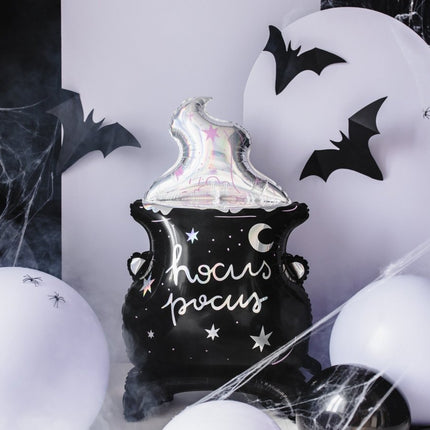 Halloween Helium Ballon Ketel Leeg 1,9m van Partydeco koop je bij Partywinkel