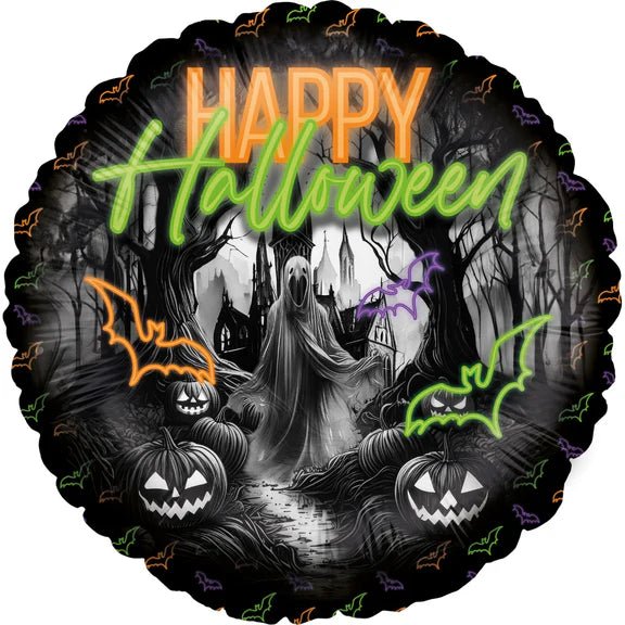 Halloween Helium Ballon Neon Leeg 45cm van VDV Benefit koop je bij Partywinkel