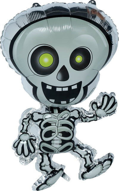 Halloween Helium Ballon Skelet Leeg 65cm van Fiestas Guirca koop je bij Partywinkel