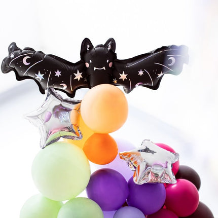 Halloween Helium Ballon Vleermuis Leeg 40cm van Partydeco koop je bij Partywinkel