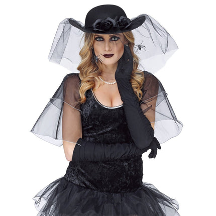 Halloween Hoed Weduwe van Widmann koop je bij Partywinkel