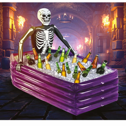 Halloween Ijsbakken Skeletkist 1m van Fiestas Guirca koop je bij Partywinkel